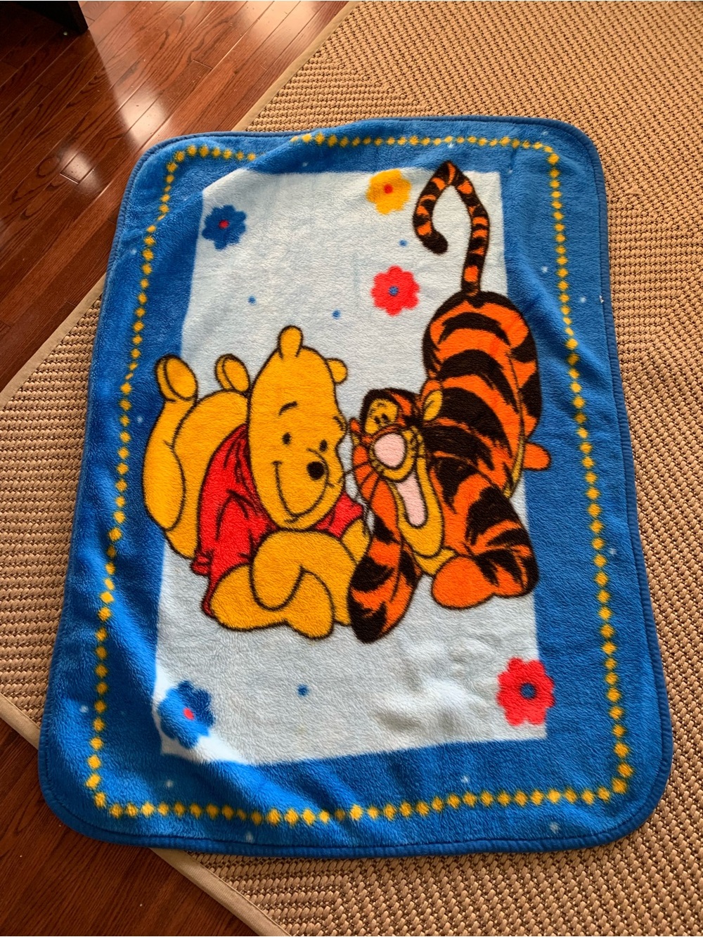Winnie the Pooh & Tigger Plush Throw Blanket
